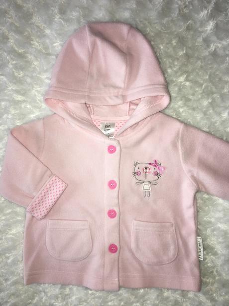 Růžová flísová mikina f&f, f&f,68