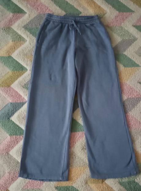 Široké bavlněné tepláky h&m vel.152/158, h&m,152