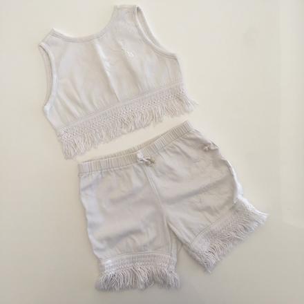 Dívčí letní komplet kraťasy, tričko (6 - 8 let), 128