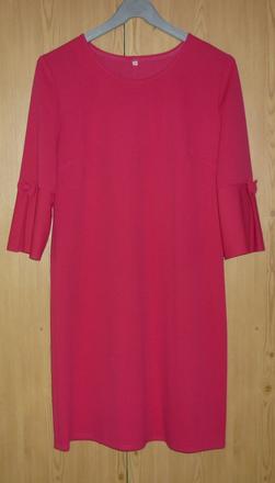 Malinové dámské šaty made in italy, 38