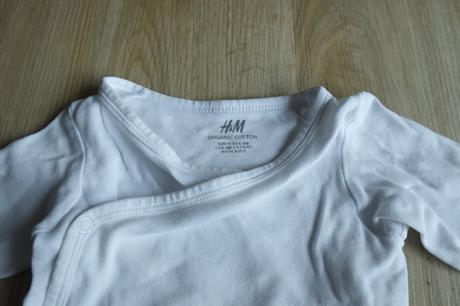 Bílé zavinovací body, h&m,74