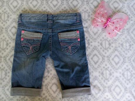 Džínové bermudy pro holky, nové, mothercare,104