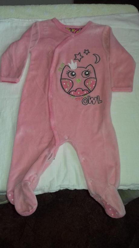 Sametový overal pro miminko, 62