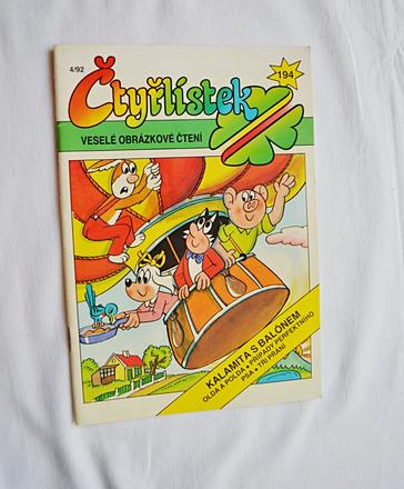 Dětský časopis čtyřlístek 194/ kalamita s balónem, 
