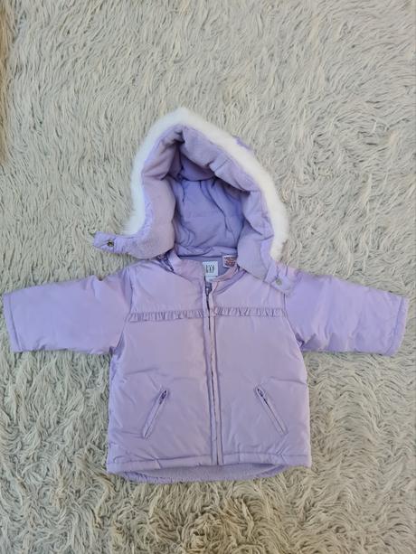 Zimni bunda gap lila - nova bez stitku vel.74, gap,74