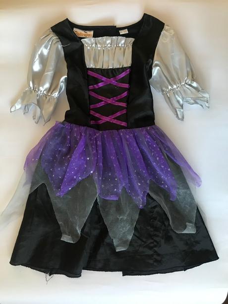 Kostým čarodějnice s kloboukem,