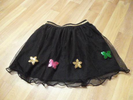 Tylová motýlková sukně 7-8, 128