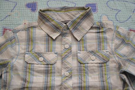 Bavlněná kostkatá košile, 98, , h&m,98