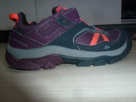 Turistické nepromokavé nízké boty, quechua,31