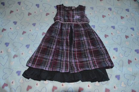 Luxusní bavlněné kostkaté šaty, vel. 104-128, 122