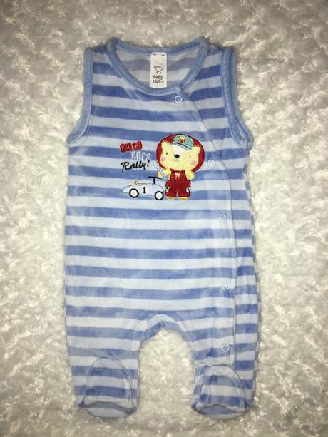 Modré sametové dupačky c&a, c&a,62