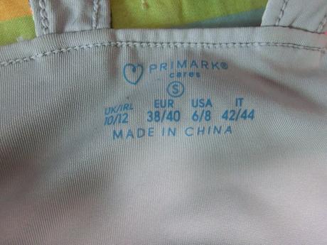 Sportovní elastická barevná podprsenka, primark,s