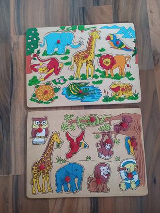 2krát dřevěná vkládačka,