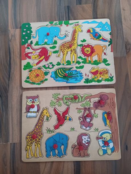 2krát dřevěná vkládačka, 