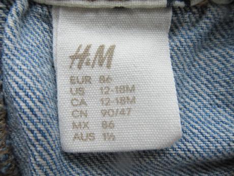 Džíny zn. hm vel. 86, h&m,86