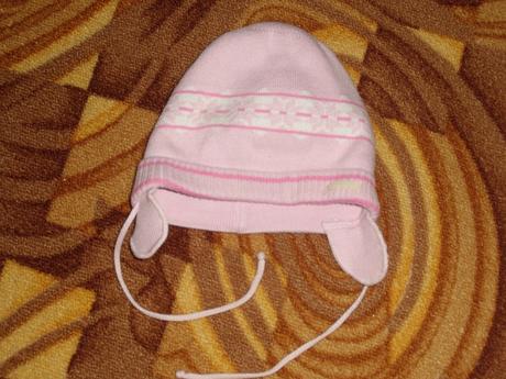 Růžová čepice na zimu, c&a,86