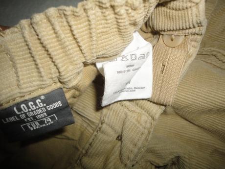 Vypodložené gaťky hm, vel. 6-9 měsíců, h&m,74