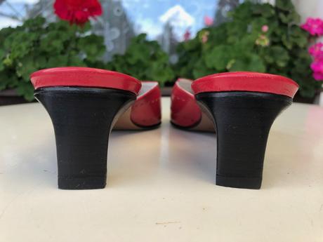 Italske spicate boty v cervene barve laura bellari, 37