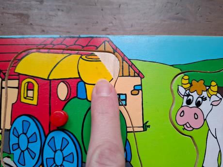 Vkládačka dřevěná, 