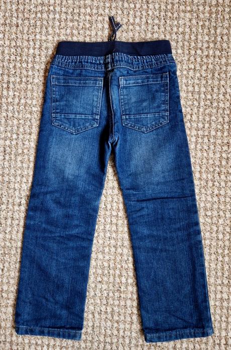 Džíny / rifle podšité / zateplené vel. 116/122, lupilu,116