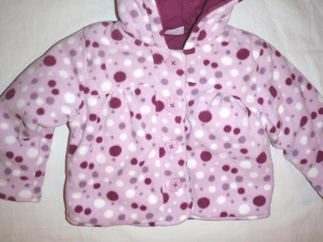 Nádherný teploučký zimní flízový kabát, cherokee,86