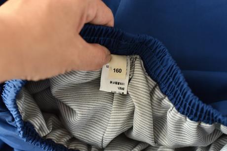 Šusťákové kalhoty vel. 160, 158