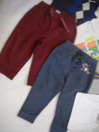 Tepláky 2ks 12-18 měs 1,5 roku, f&f,86