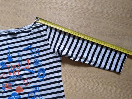 Tričko s dl. pruhované, lindex,98