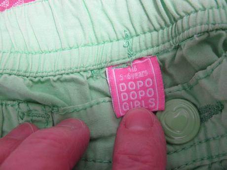 Letní plátěné 3/4 šortky dopodopo, dopodopo,116