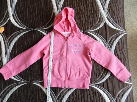 Mikina na zip růžová, cactus clone,98