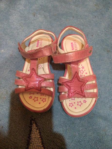 Dívčí sandále hvězda vel. 27, vnit.stélka 17.5 cm, lasocki,27