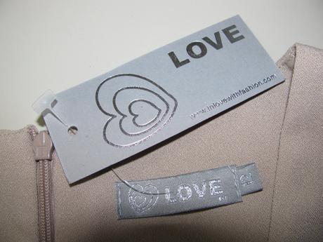 Letní mini šaty love, m