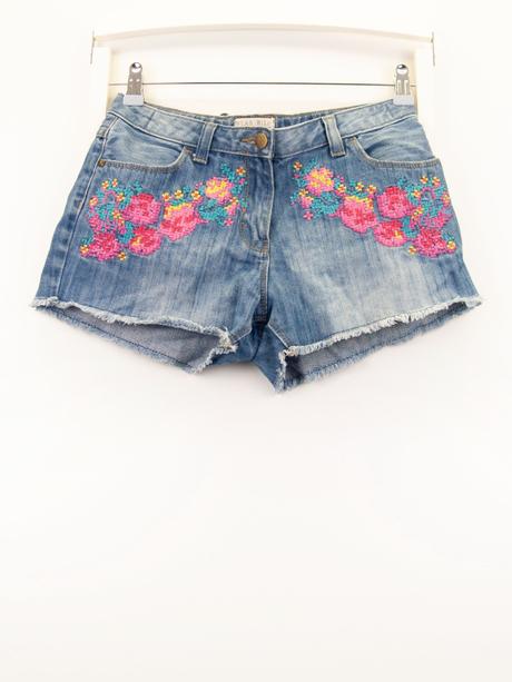 Džínové kraťasy, marks & spencer,158