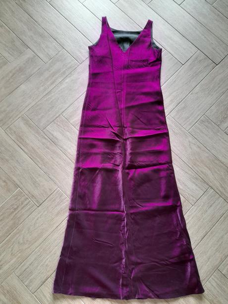 Fialové plesové šaty, yessica,34