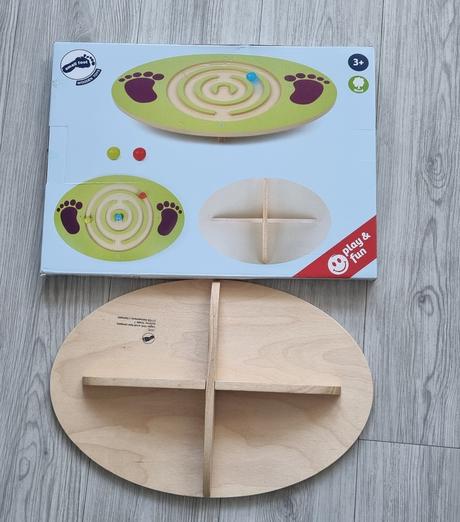 Dřevěná balanční deska s labyrintem small foot, 