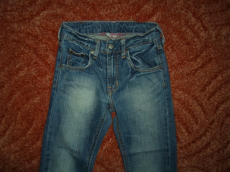 Modré kalhoty rifle džíny h&m, h&m,116