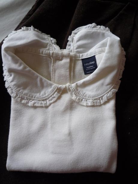 Šaty, tričko s límečkem a punčocháče, gap, gap,80