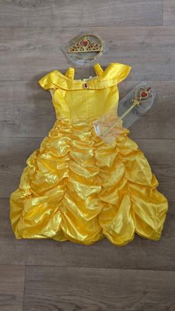 Ka101 kostým princezna bella vel. 122, 6 - 7 let, 