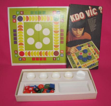 Retro spoločenská hra kdo víc, 