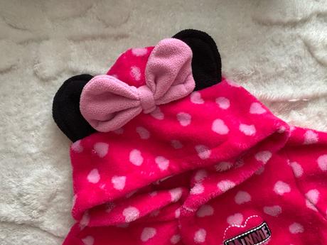Ob/ nádherný huňatý župan minnie - v.12/18 měs., disney,86