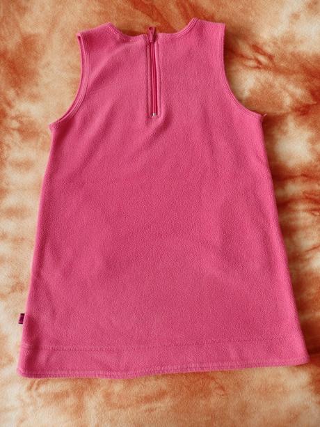 Flísové šatičky s kapsičkami, 128