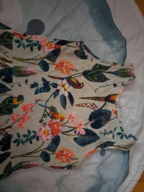 Šaty s papoušky, h&m,158