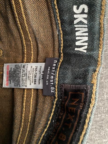 Prodám jeany skinny zn. next, next,116