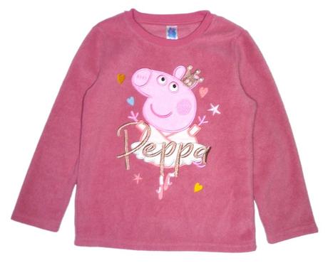 Flísová mikina peppa pig vel. 110, tesco,110