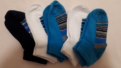 5x bavlněné kotníkové ponožky, vel.22/23, zn.f&f, f&f,22