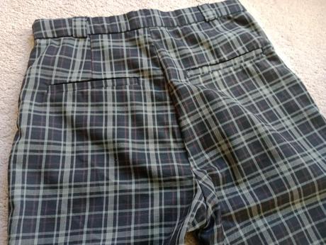 Kostkované kalhoty, h&m,158