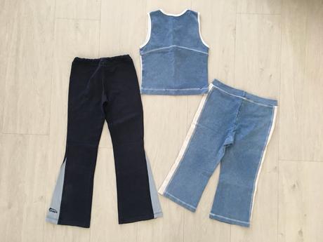 Dívčí sportovní komplet draps, vel. 128 - 134, 128