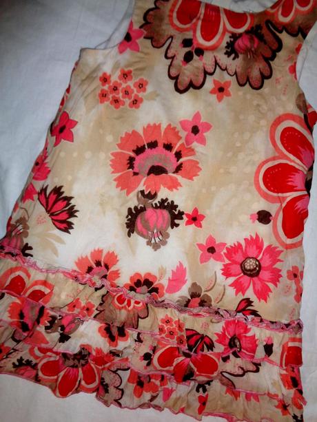 Krásné květované šaty, m&co,116