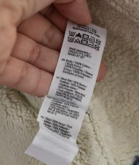 Džínová bunda vel. 9 - 12 m, f&f,80