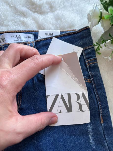 Džíny zn. zara - v.2/3 roky, zara,98